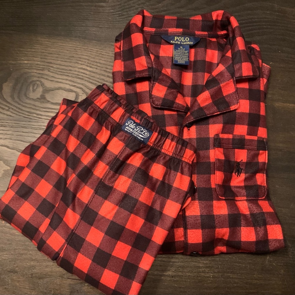 Polo by Ralph Lauren Kids Checkered Pajama Set